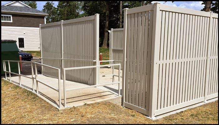 detail photo of wheelchair accessible ramp